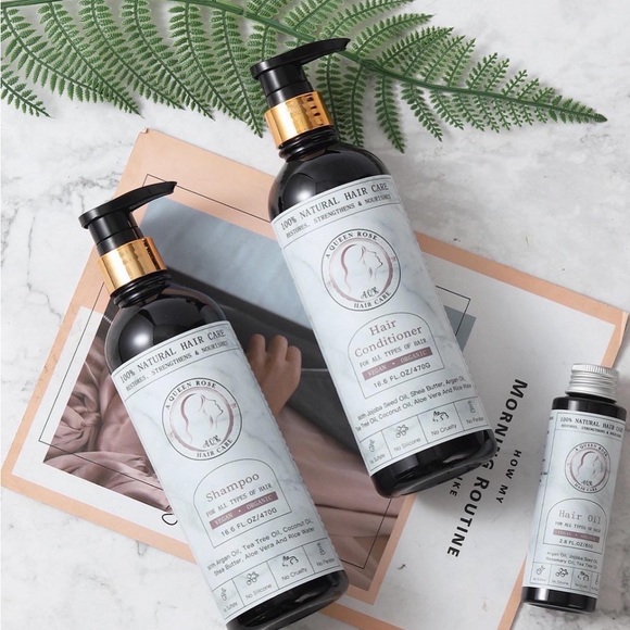 Organic hair set for extensions and natural hair. Individual purchase available - Picture 2 of 3